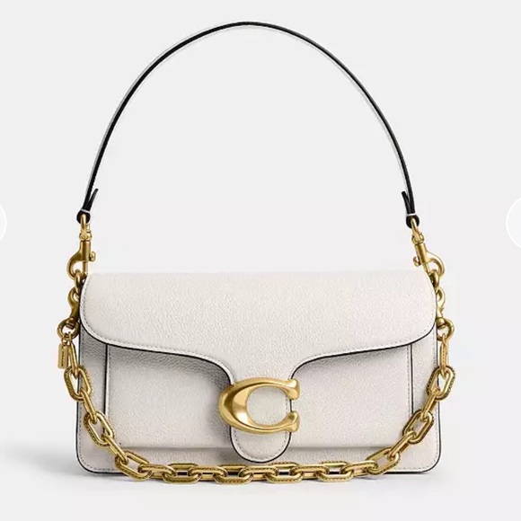 Coach Chunky Chain Link Strap In Brass - Picture 14 of 15